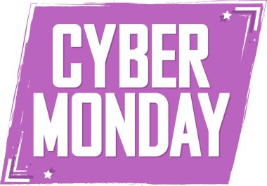 Siber Pazartesi Satış afişi, indirim etiketi