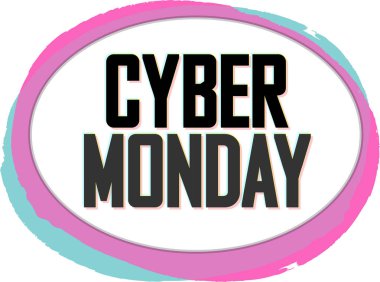 Siber Pazartesi Satış afişi, indirim etiketi