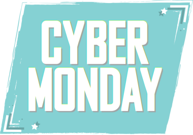 Siber Pazartesi Satış afişi, şeffaf arka planda indirim etiketi, PNG