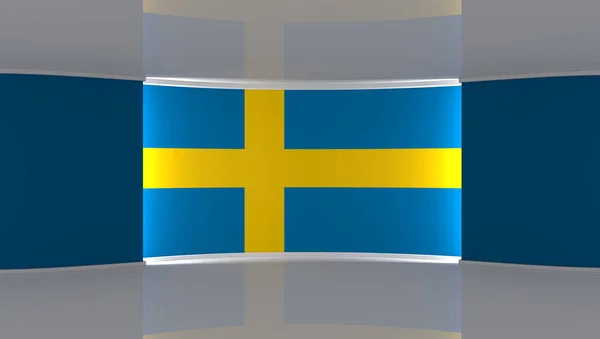 Studio Svettflaggad Studio Svett Flagga Bakgrund Nyhetsstudio Den Perfekta Bakgrunden — Stockfoto