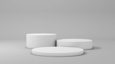 Background with podium. Stand for product presentation. 3d. 3d rendering