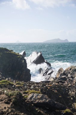 Fırtına Dunquin ve Dingle Yarımadası İrlanda