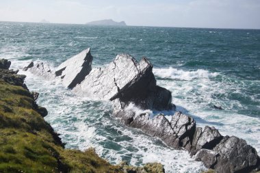 Fırtına Dunquin ve Dingle Yarımadası İrlanda