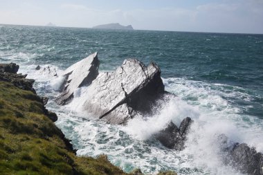 Fırtına Dunquin ve Dingle Yarımadası İrlanda