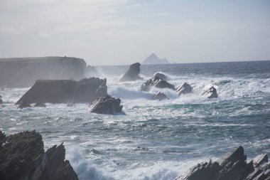 Fırtına Dunquin ve Dingle Yarımadası İrlanda