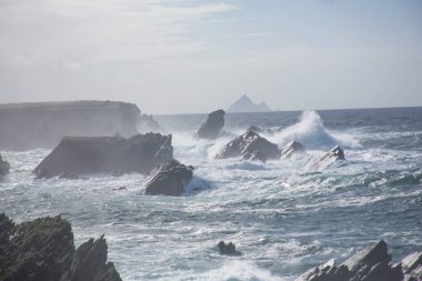 Fırtına Dunquin ve Dingle Yarımadası İrlanda
