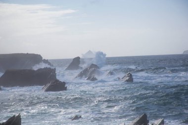 Fırtına Dunquin ve Dingle Yarımadası İrlanda