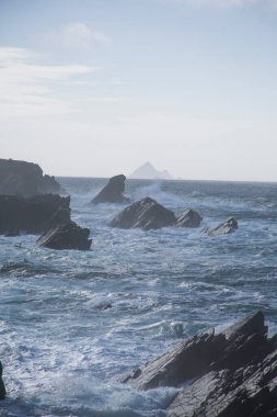 Fırtına Dunquin ve Dingle Yarımadası İrlanda