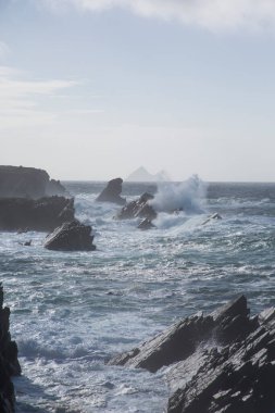 Fırtına Dunquin ve Dingle Yarımadası İrlanda
