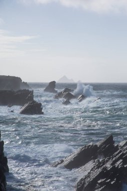 Fırtına Dunquin ve Dingle Yarımadası İrlanda