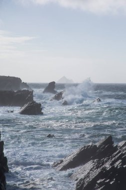 Fırtına Dunquin ve Dingle Yarımadası İrlanda