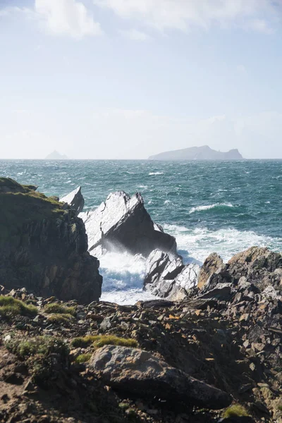Storm Dunquin Półwysep Dingle Irlandia — Zdjęcie stockowe