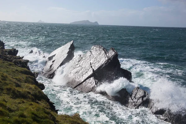 Storm Dunquin Och Dingle Peninsula Irland — Stockfoto