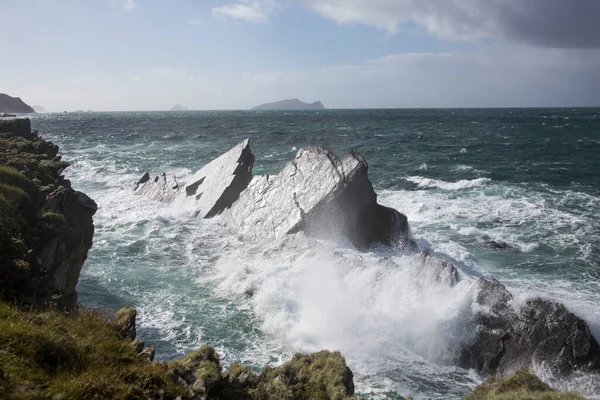 风暴敦昆和丁格尔半岛爱尔兰 — 图库照片