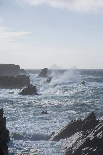 Storm Dunquin Dingle Peninsula Irlanda — Fotografia de Stock