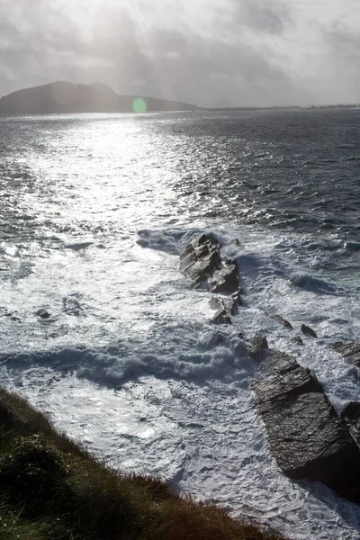 Tormenta Océano Atlántico Norte Kerry Irlanda — Foto de Stock