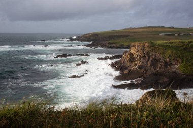 Fırtına. Kuzey Atlantik Okyanusu. Kerry İrlanda