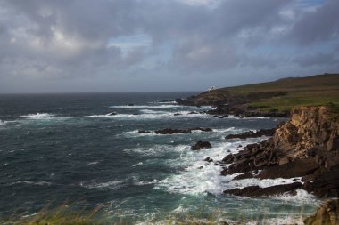 Fırtına. Kuzey Atlantik Okyanusu. Kerry İrlanda
