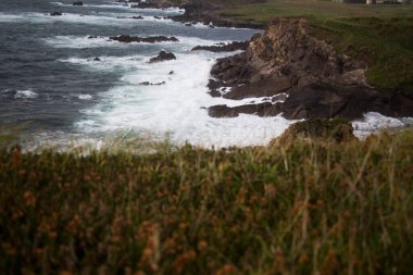 Fırtına. Kuzey Atlantik Okyanusu. Kerry İrlanda