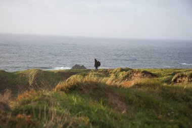 Fırtına. Kuzey Atlantik Okyanusu. Kerry İrlanda