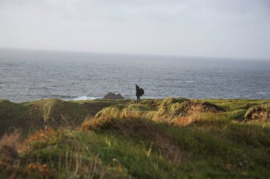 Fırtına. Kuzey Atlantik Okyanusu. Kerry İrlanda