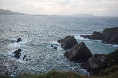 Fırtına Dunquin ve Dingle Yarımadası İrlanda