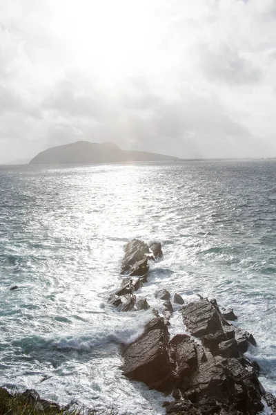 Fırtına. Kuzey Atlantik Okyanusu. Kerry İrlanda