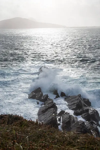 Storm Noord Atlantische Oceaan Kerry Ierland — Stockfoto