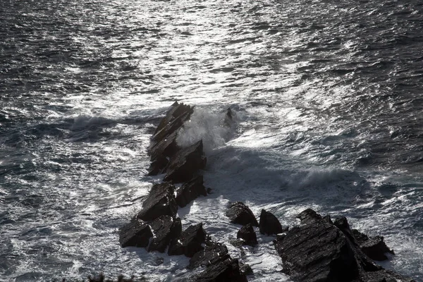 Tormenta Océano Atlántico Norte Kerry Irlanda —  Fotos de Stock