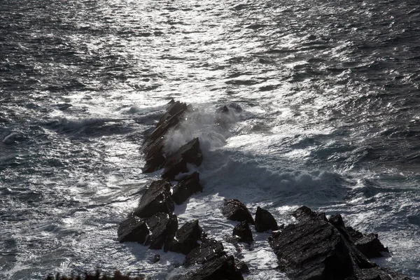 Bouře Severní Atlantický Oceán Kerry Ireland — Stock fotografie