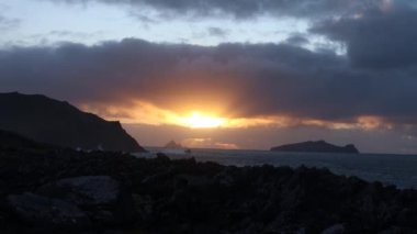 Fırtına Dunquin ve Dingle Yarımadası İrlanda