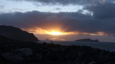 Fırtına Dunquin ve Dingle Yarımadası İrlanda