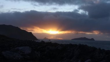 Fırtına Dunquin ve Dingle Yarımadası İrlanda