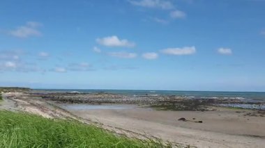 Vahşi İrlanda Sahil Hattı Sakin Gelgitler ve Kıyı Vahşi İrlanda