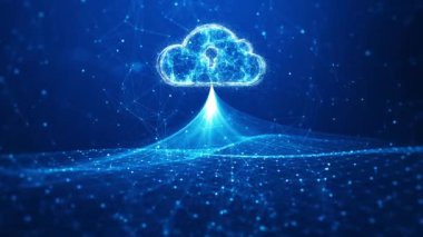 Bulut hesaplama, Bulut Hesaplama Konsepti, Bulut hesaplama teknolojisi internet ve dijital verilerin büyük veri ağı bağlantısı. Büyük veri kavramının yüksek hızlı interneti.