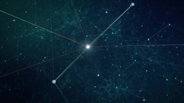 İnternet arama konsepti. Büyük miktarda Bağlı Düğümler ve Parametrelerle Karmaşık Yapay Zeka Ağı. Yapay zeka, Chatbot, Derin Öğrenme, Arama, Makine Öğrenme ve Büyük Veri 'yi sembolize ediyor.