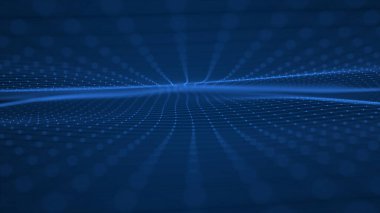 Soyut teknoloji dijital dalga arkaplanı. Gelecekçi politik dalgalar..