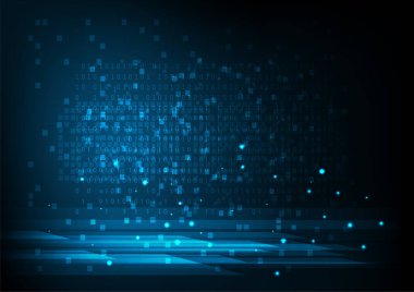 Vektör tasarımı Teknoloji, Hız, Hızlı arkaplan.