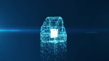 Bulut hesaplama ve büyük veri konsepti. Dijital verilerin ve gelecekteki bilgilerin teknolojik bağlantısı. IOT 'un büyük veri bulut hesaplamasının soyut yüksek hız interneti .
