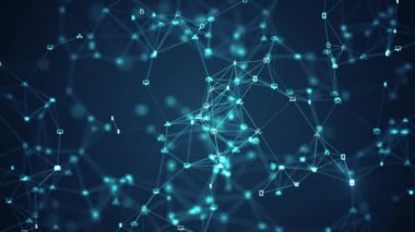 İnsanları internete bağlamak, düğümleri değiştirmek. Sosyal ağ bağlantıları. İnternet 'in bilgi teknolojisi IOT büyük veri bulutları yapay zeka kullanarak hesaplama yapıyor..