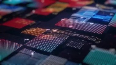 Blockchain konsepti. Büyük veri ikili kodu geleceksel bilgi teknolojisi, veri akışı. Büyük veriler aktarılıyor. Birbirine bağlı veri blokları bir kripto para bloklama zinciri tasvir ediyor. 3B Hazırlama.