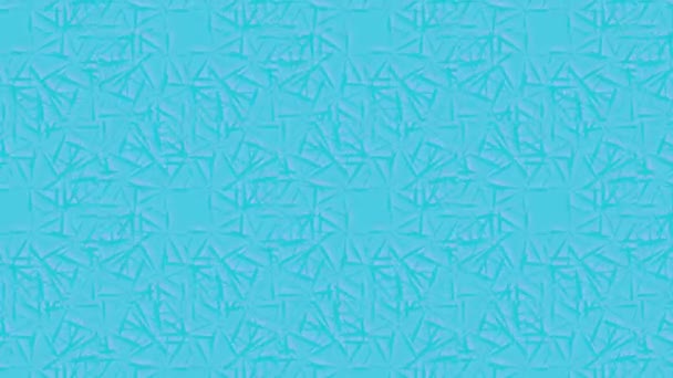 混沌运动元素的抽象蓝色动画背景 — 图库视频影像