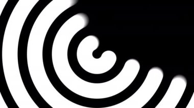 Video ekleme için yuvarlak video geçişleri kümesi..