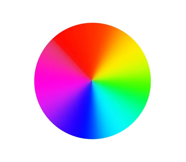 Abstract circle Rainbow on white background. LGBTQ+ Pride Symbol. LGBTQ Pride Month concept.