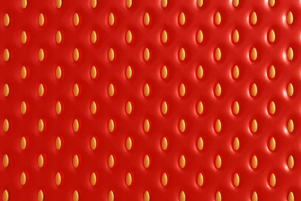 Rendering Von Roten Erdbeeren Für Abstrakte Textur Und Hintergrund Obst — Stockfoto