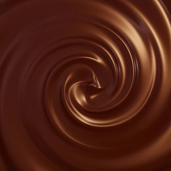 Render Abstract Cor Marrom Escuro Fluindo Líquido Café Chocolate Líquido Imagem De Stock