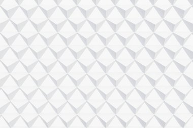 Soyut 3d beyaz ve gri kare arkaplan. İllüstrasyon 3d renderleme geometrik desen minimalist modern biçim arkaplan kavramı.