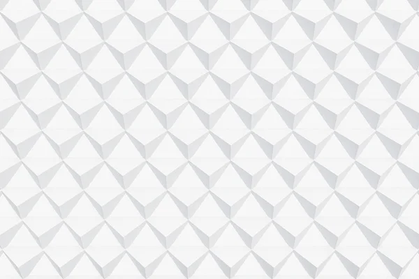 Abstrato Branco Cinza Fundo Quadrado Ilustração Renderizar Padrão Geométrico Minimalista Fotografia De Stock