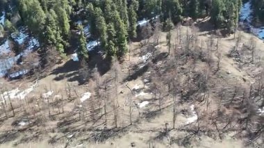 Etrafı dağlarla çevrili Aru Vadisi 'nin güzel manzarası.