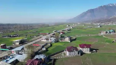 Kaşmir Vadisi 'nin güzel hava manzarası